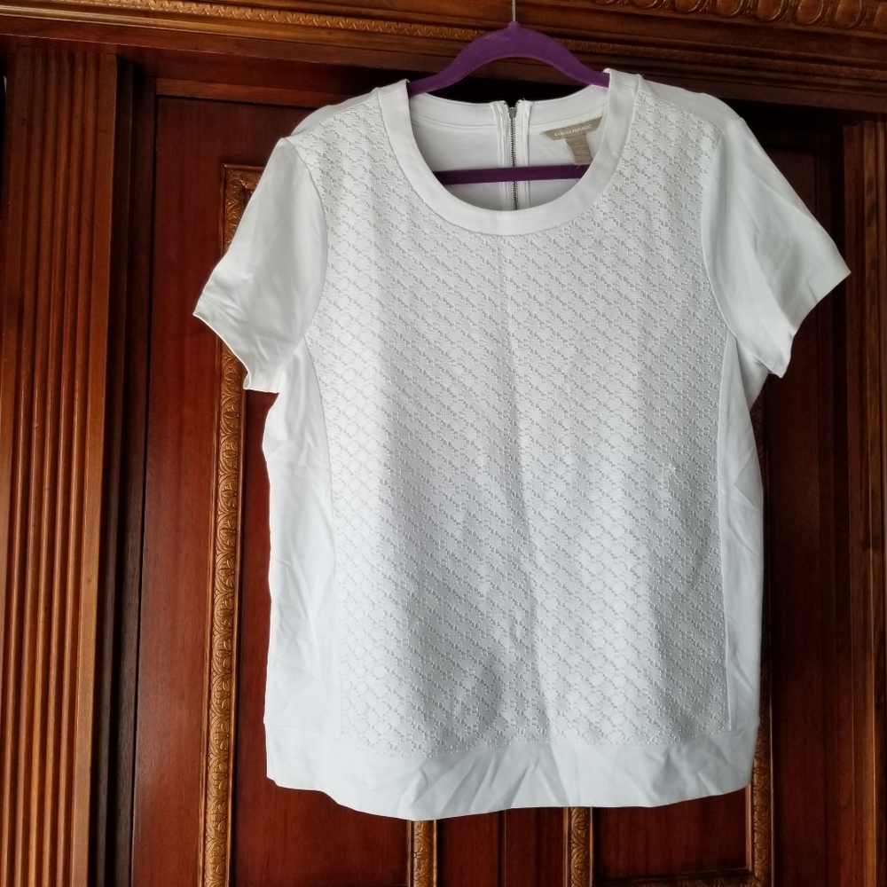 White sleeve dressy top